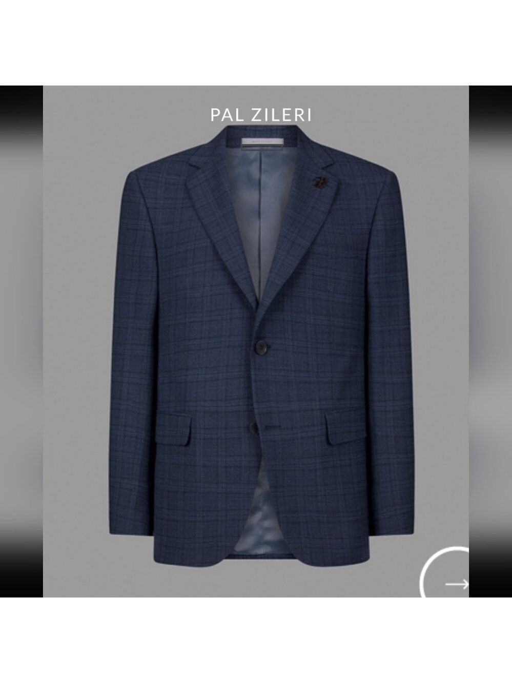 PAL ZILERI MEN'S WOOL BLAZER SPORTS COAT JACKET LIKE NEW SIZE 56 super 130